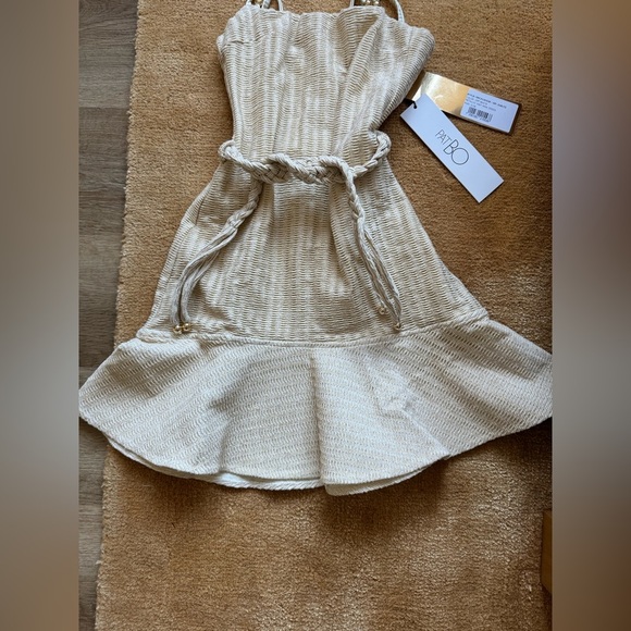 NWT PatBO METALLIC KNIT MINI DRESS - Picture 8 of 10